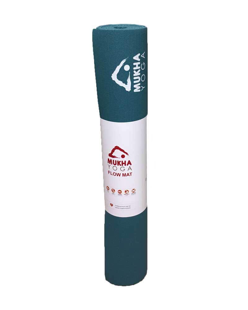 Mukha Yoga Flow 5MM Yoga Mat-  Teal