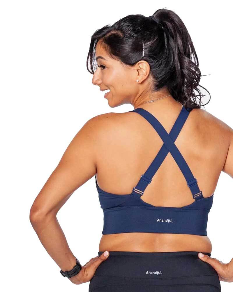 Navy Handful Sports Bra