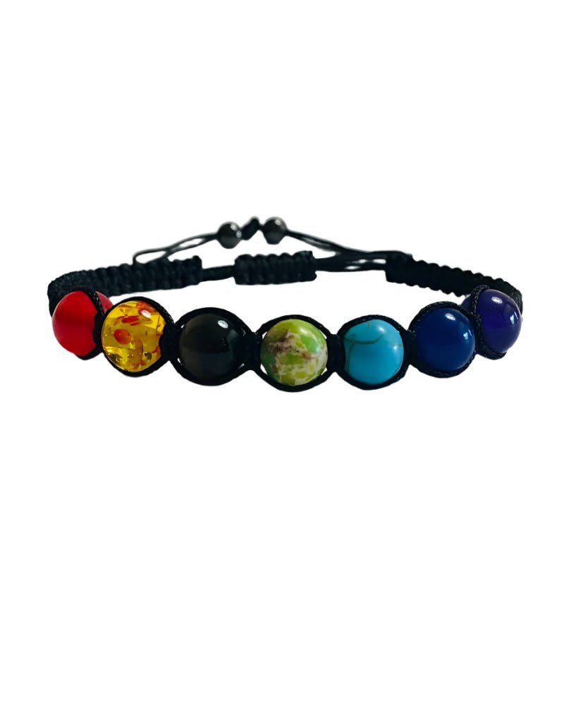 7 Chakra Bead Bracelet