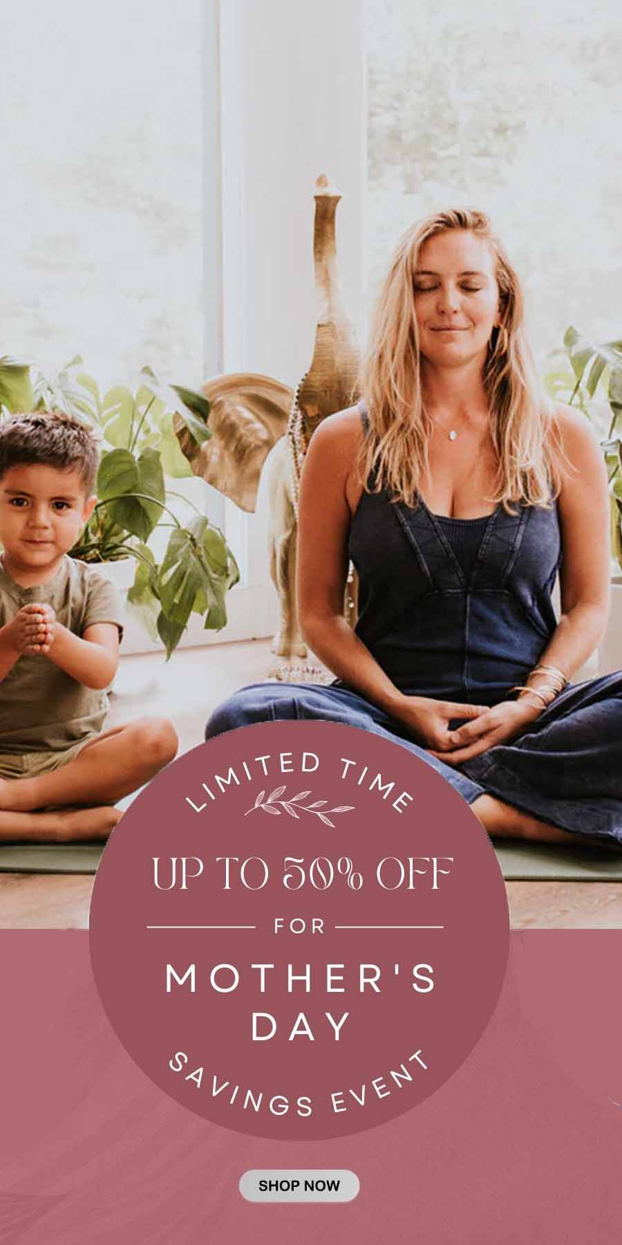 Mothers Day Yoga Sale