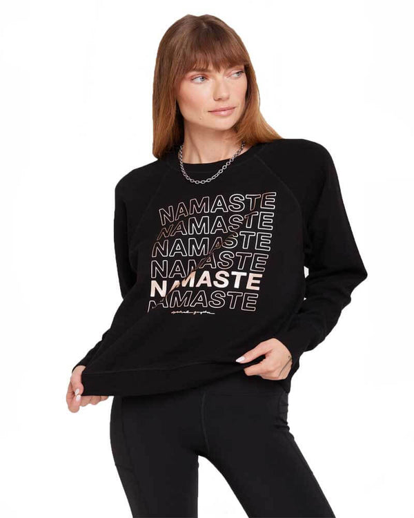 Yoga Sweatshirt Sweatshirt Namaste Namaste Yoga Hoodie Aus Bio