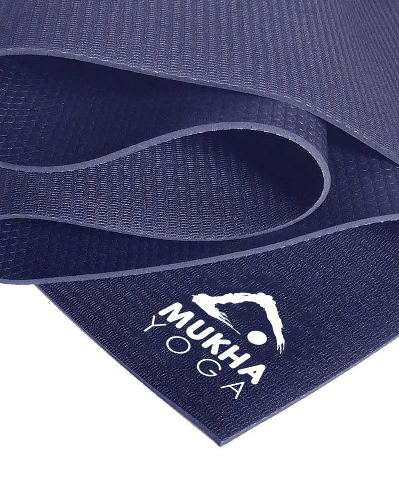 Mukha Yoga Flow Mat - Navy Azul