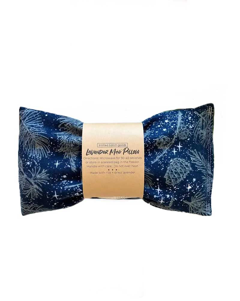 Limited Batch Goods Eye Pillow - Navy Pinecone