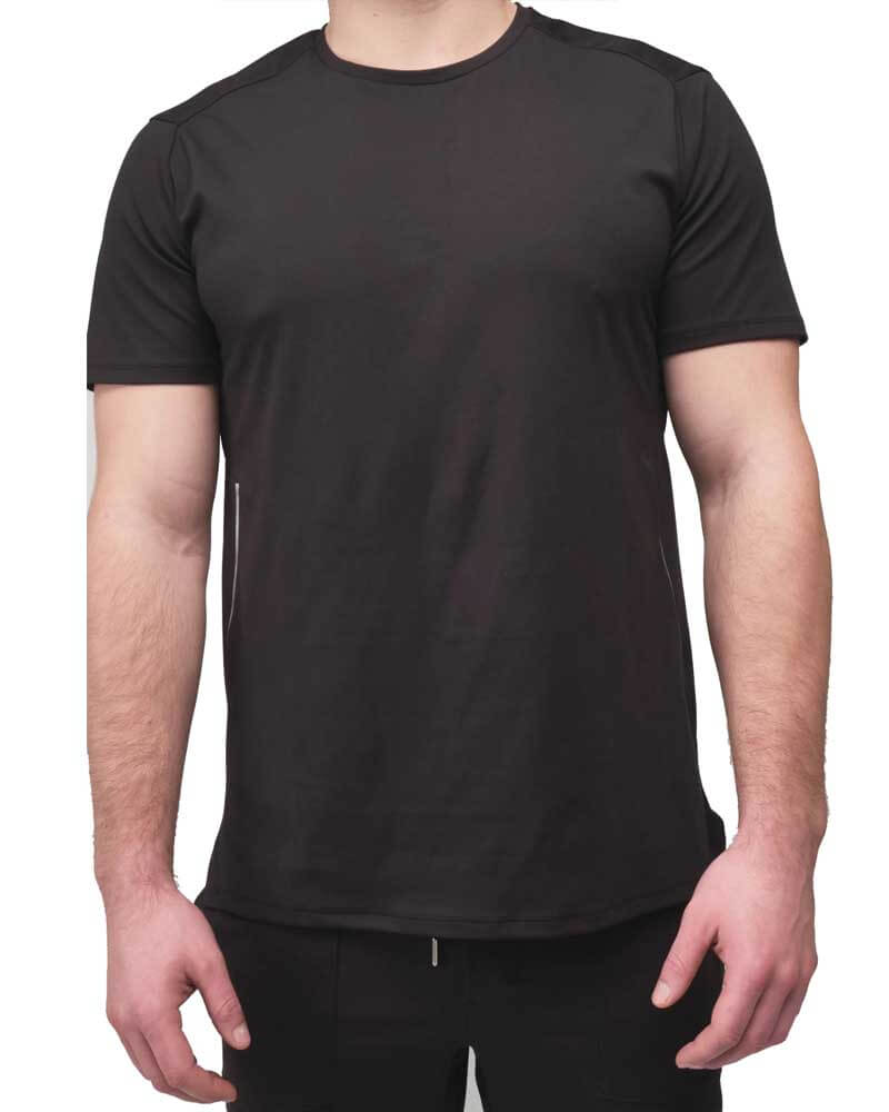 Men's Yoga Shirts Black