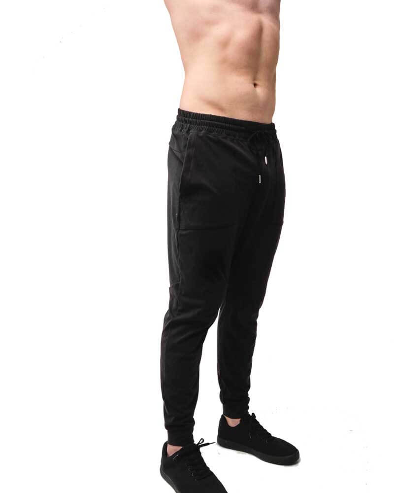 Onyx Black Joggers Mens