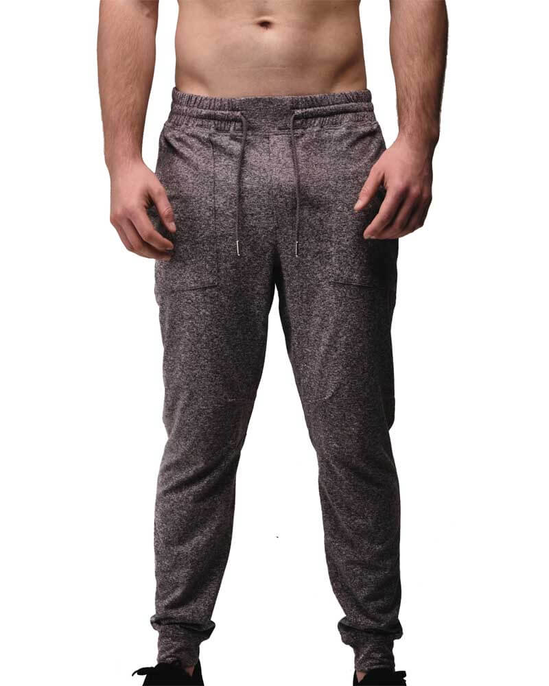 Shark Heather Low-Rise Joggers