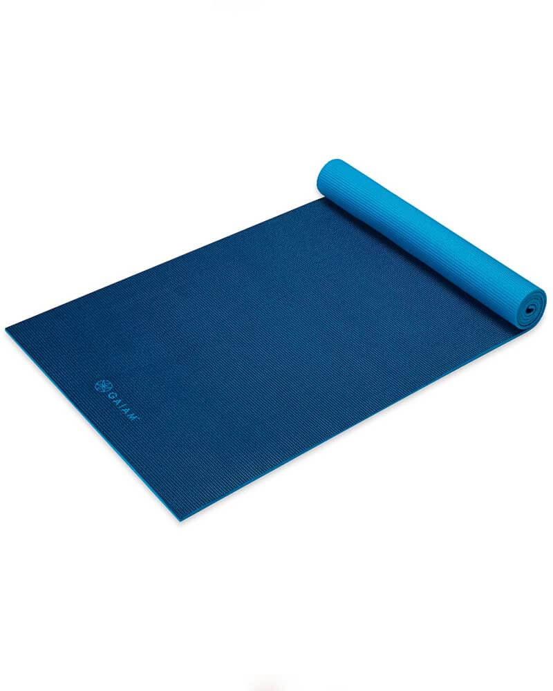 GAIAM Blue Reversible Mat | Mukha Yoga