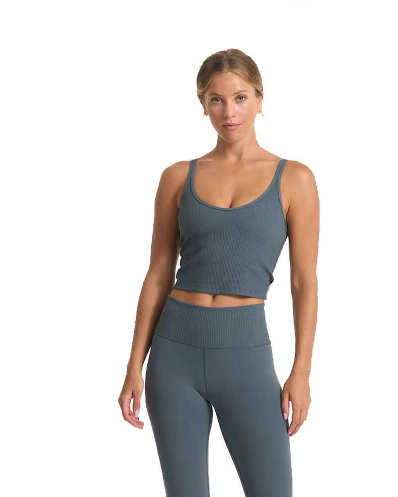 Vuori Rib Crop Tank - Mukha Yoga