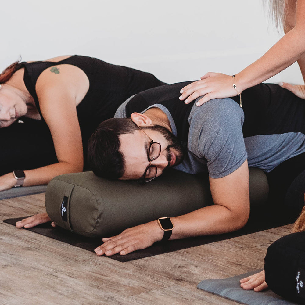 hugger mugger yoga bolsters for men and women
