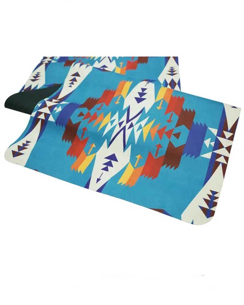 ペンドルトン　YOGA TOWELS : Tucson Turquoise Pendleton Tucson Turquoise Yoga Mat – The Painted Pinto