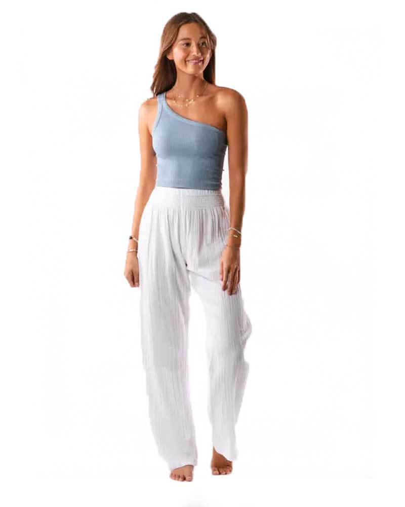 Lotus & Luna Cotton Wide-Leg Pants