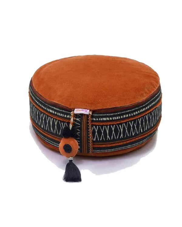 Dandiya Round Meditation Cushion