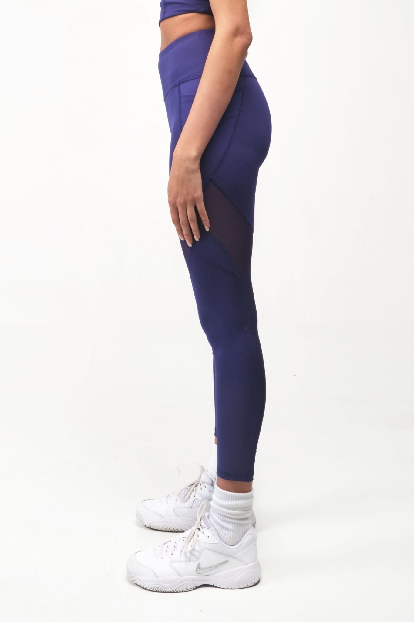 Seaav High-Rise Mesh Legging with Pockets - Mukha Yoga