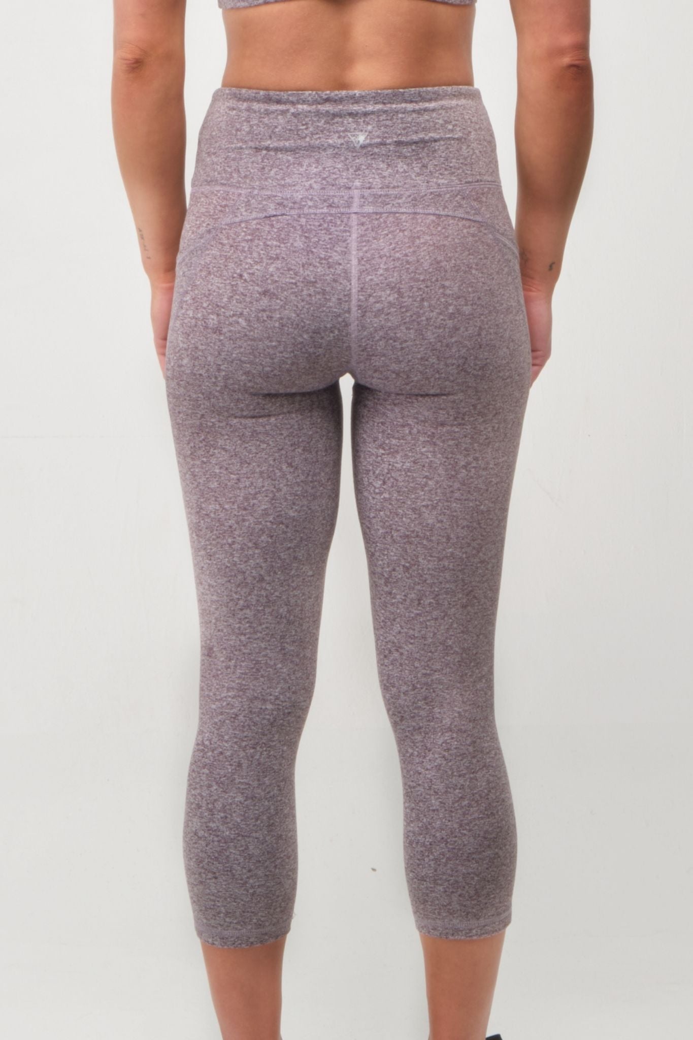 Heather High-waisted Capri Leggings