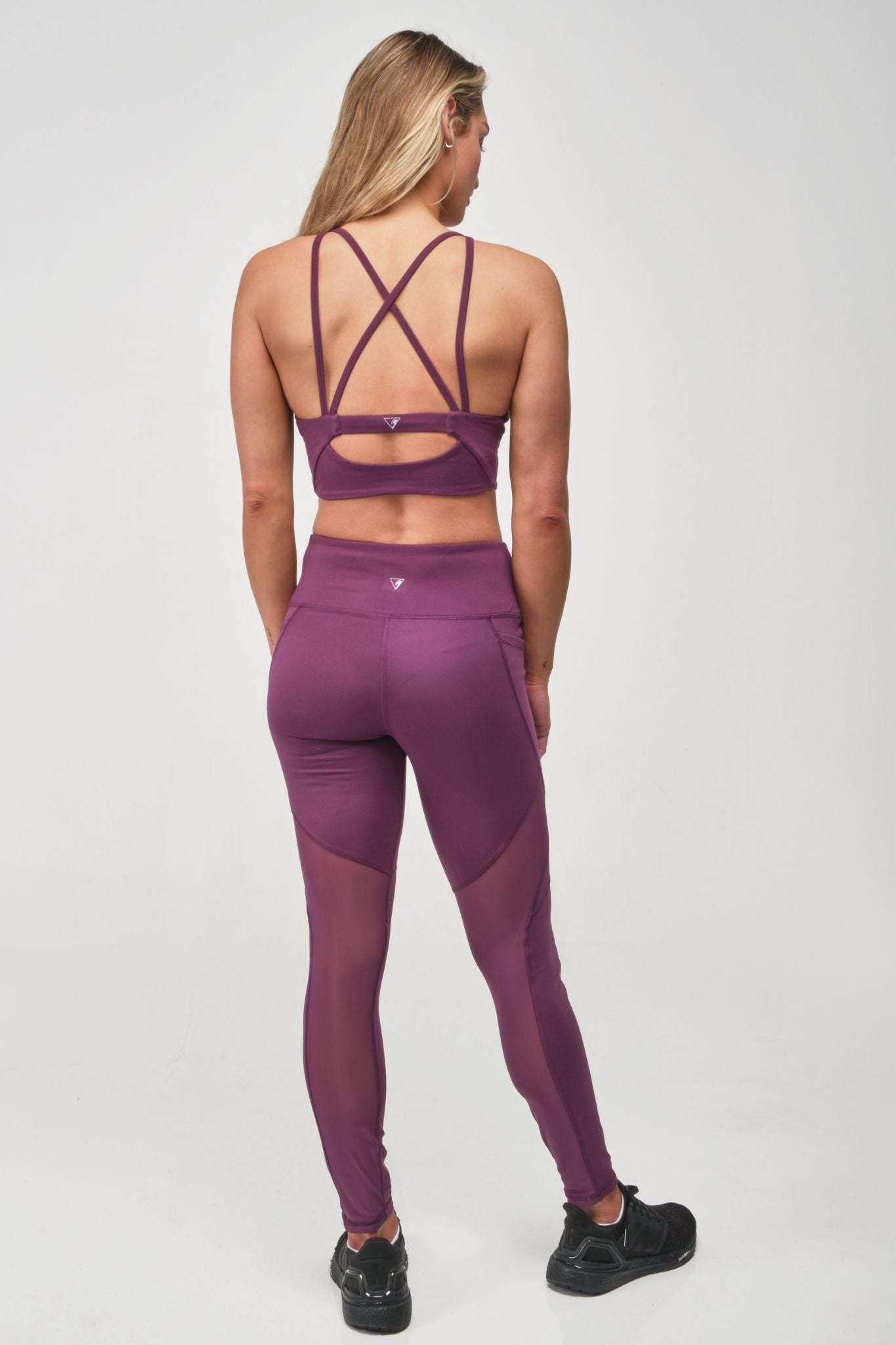 Purple Sport Bra Set