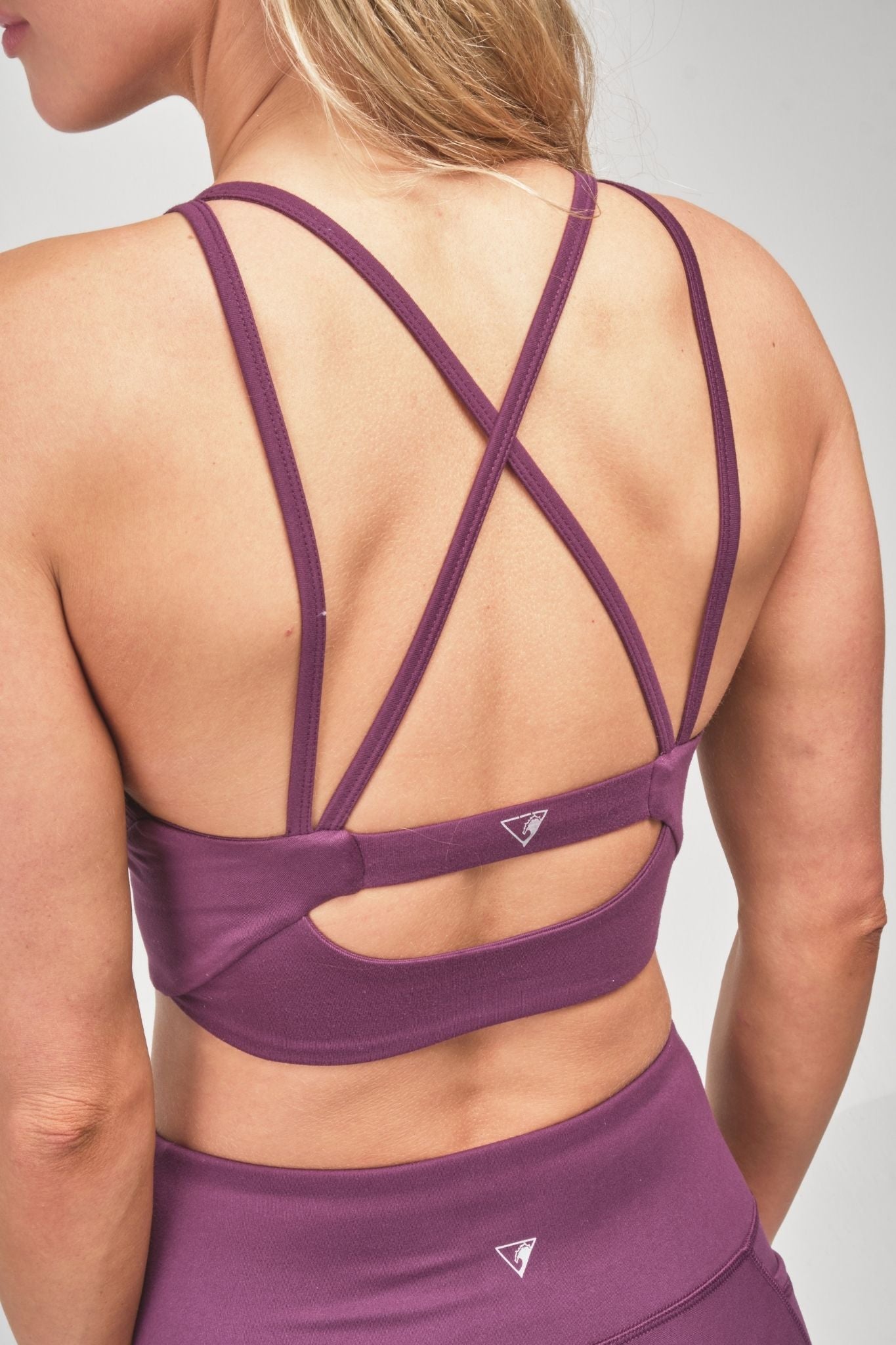 Plum Sports Crop Top