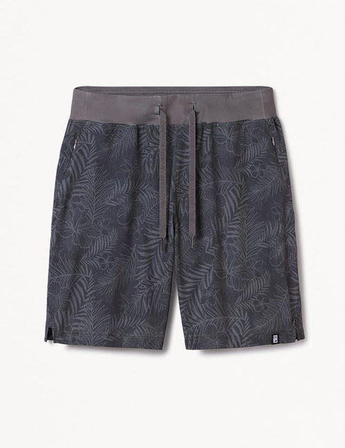 Glyder Gray Zip-Pocket Shorts | Mukha Yoga