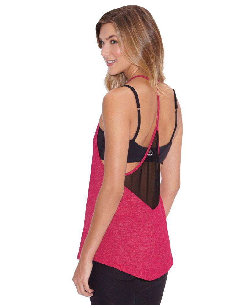 Beyond Yoga Brighter Days Halter Tank Heather Berry - Mukha Yoga