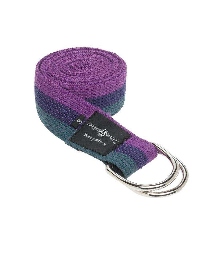 Hugger Mugger Cotton D-Ring Yoga Strap - Multicolored