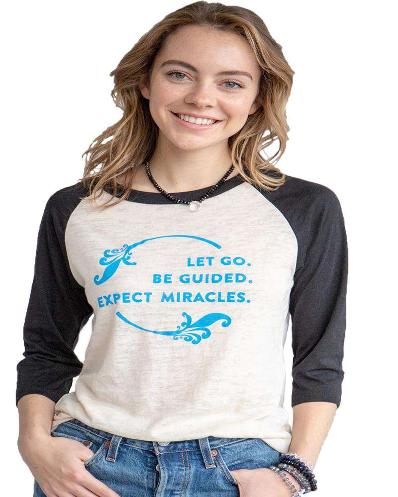 Super Love TeesSuper Love TeesExpect Miracles Baseball TeeMukha Yoga