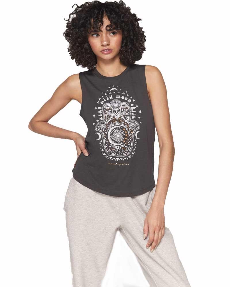 Spiritual GangsterSpiritual Gangster Hamsa Muscle Tank Mukha Yoga