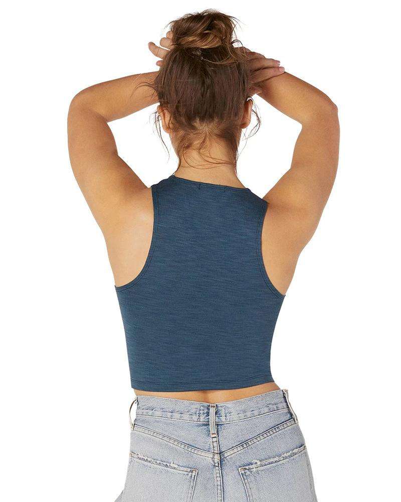 Beyond YogaBeyond YogaHeather Rib Cropped TankMukha Yoga