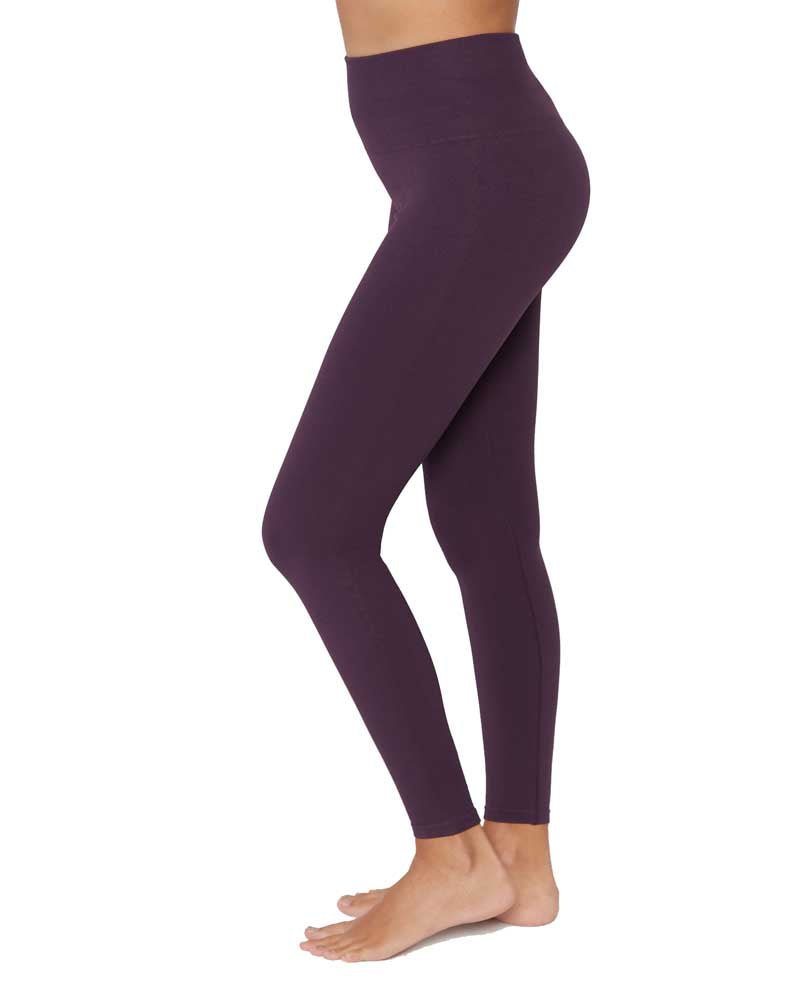 Spiritual Gangster Leggings in Dark Purple | Mukha Yoga