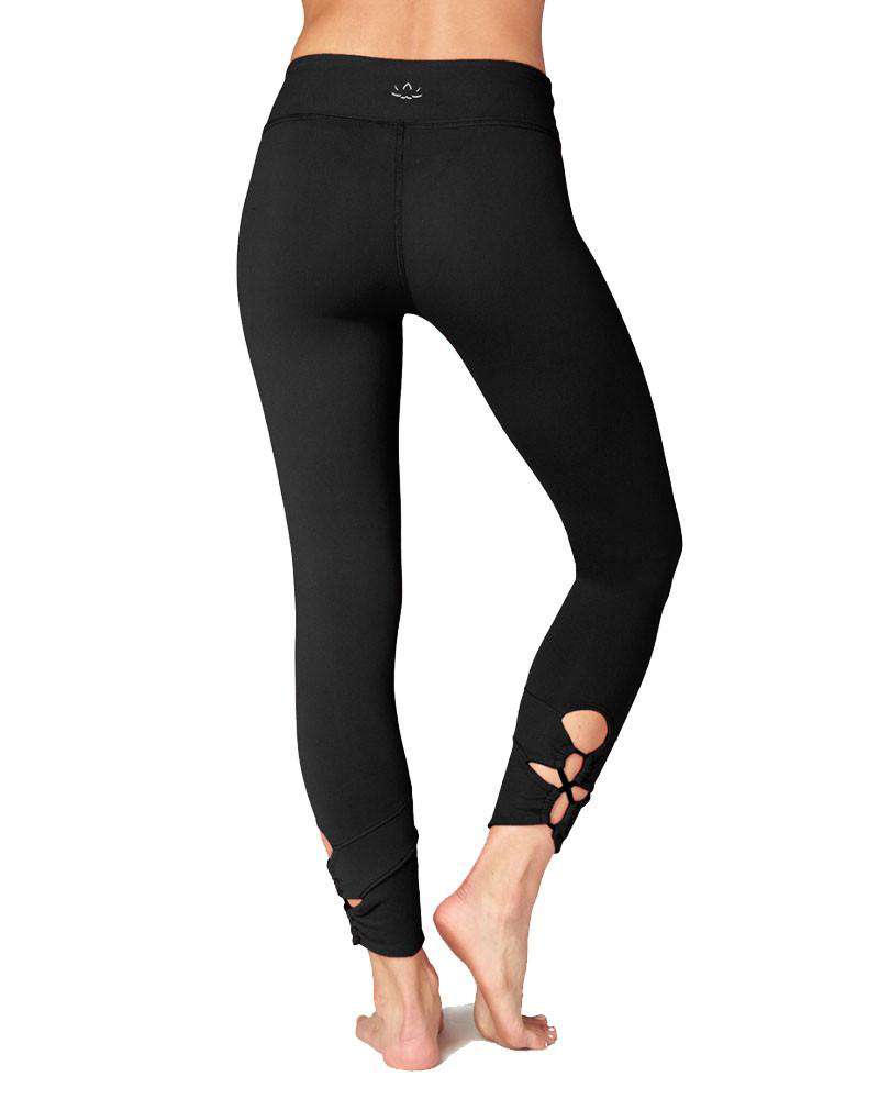 Beyond Yoga Black In the Loop Midi Leggings Mukha Yoga