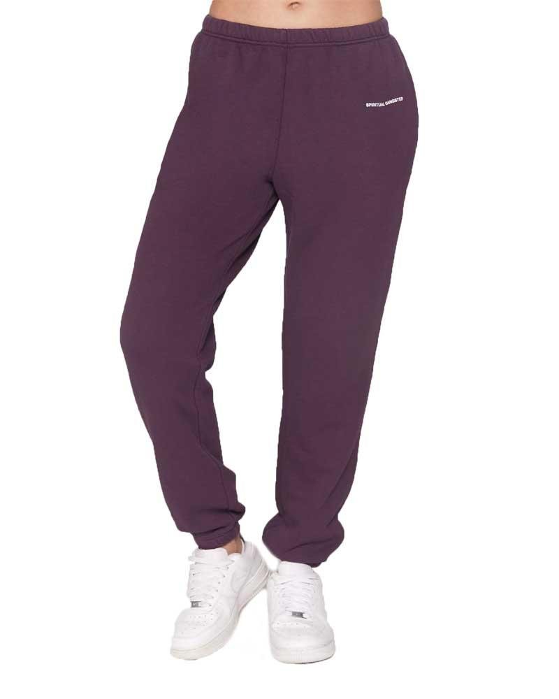   Spiritual Gangster Laguna Sweat Pant - Blackberry