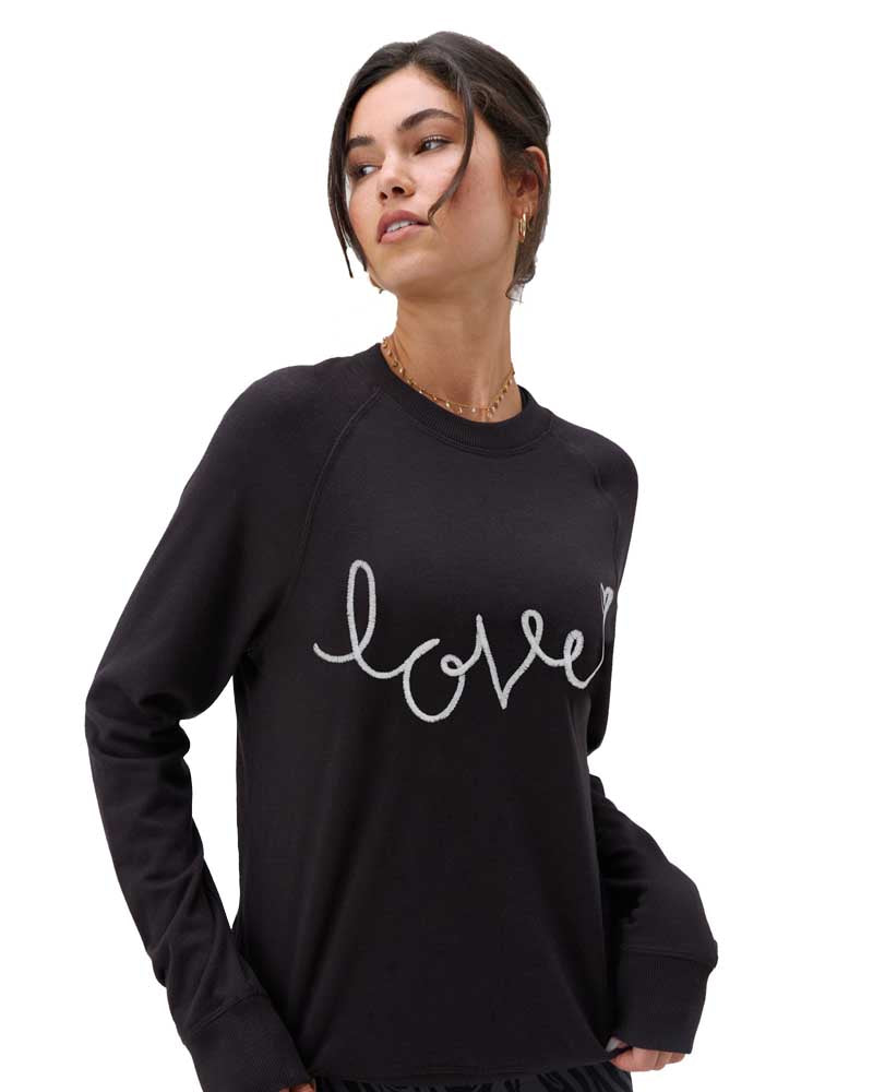 Spiritual Gangster Love Sweatshirt - Vintage Black