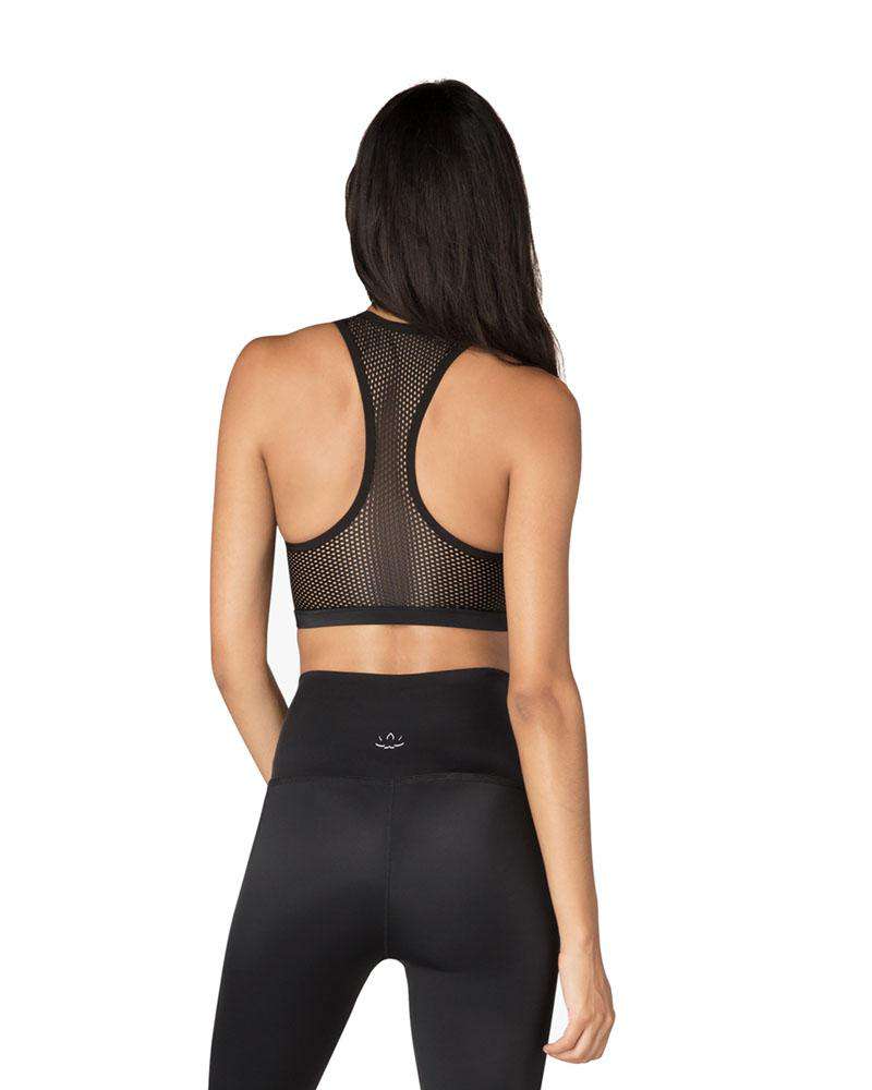 Beyond YogaLux Blocked Out Racerback Bra - Mukha Yoga