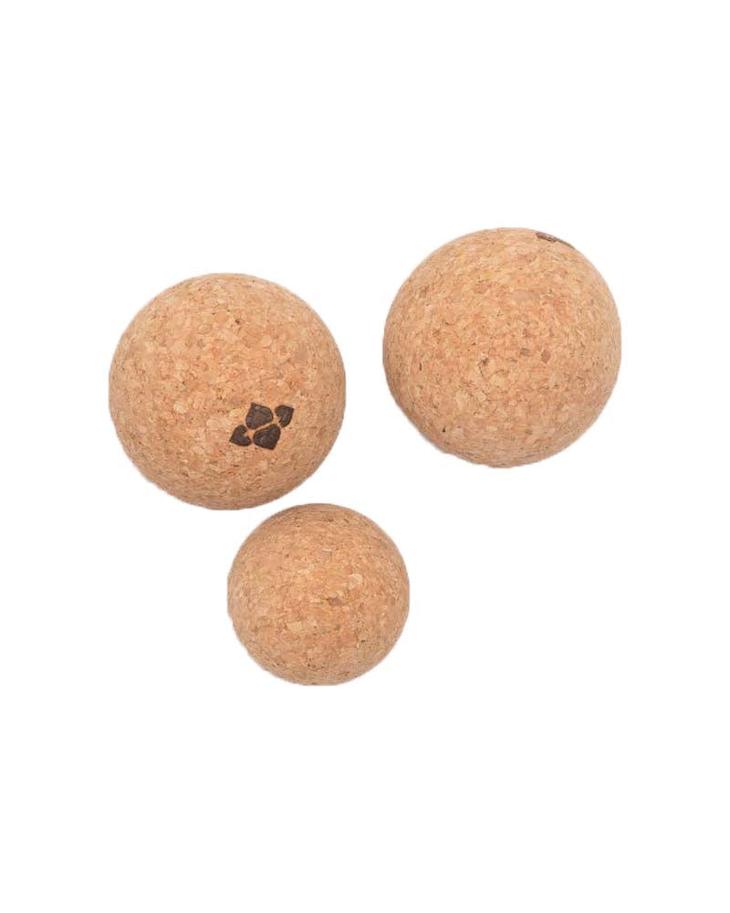 HalfmoonNatural Cork Massage Ball Trio - Mukha Yoga