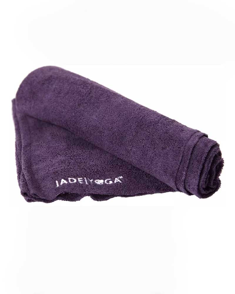 Jade Yoga Mat Towel - Purple