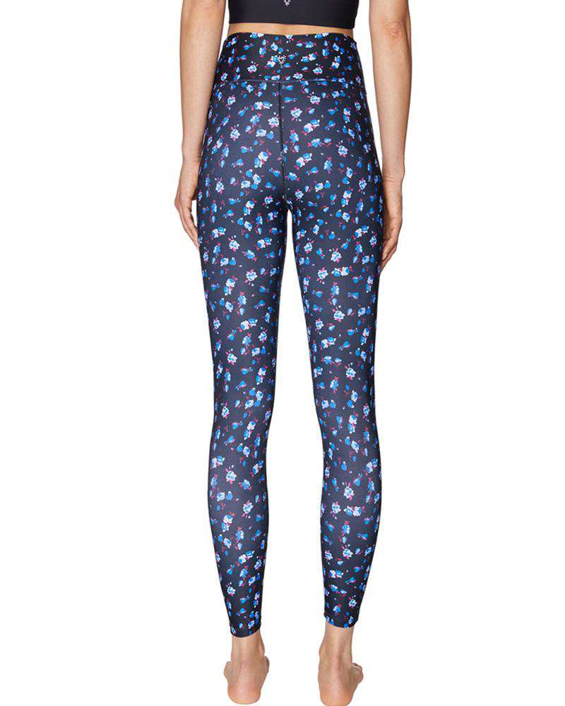 Betsey JohnsonMitered Waist Floral Legging - Mukha Yoga