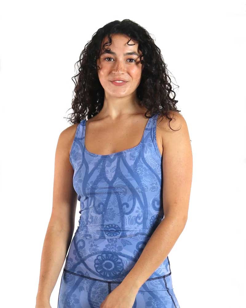 Yoga DemocracyOm Tank in Peaceful Warrior - Mukha Yoga