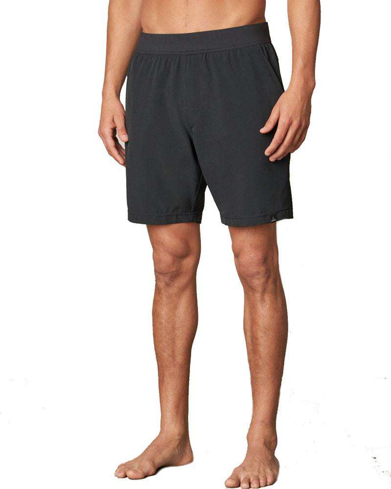 Prana Overhold Yoga Short - Black - Mukha Yoga