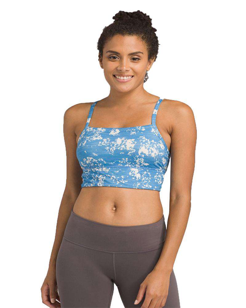 Prana Salix River Blue Sports Bra - Mukha Yoga