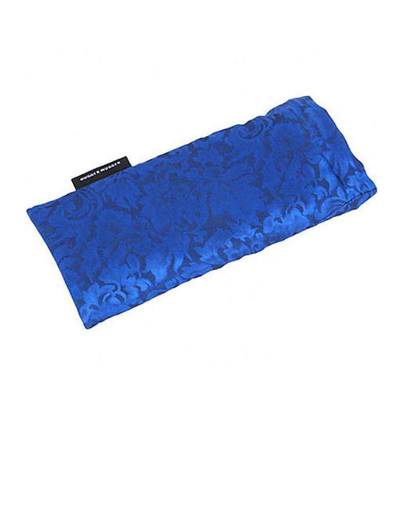 Hugger Mugger Silk Eye Pillow - Herbal Filling - Cobalt