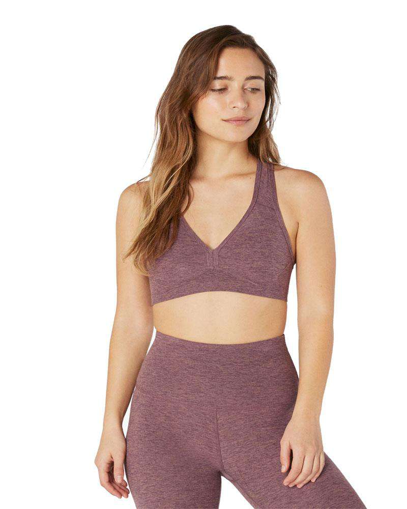 Beyond Yoga Spacedye across strap sports bra