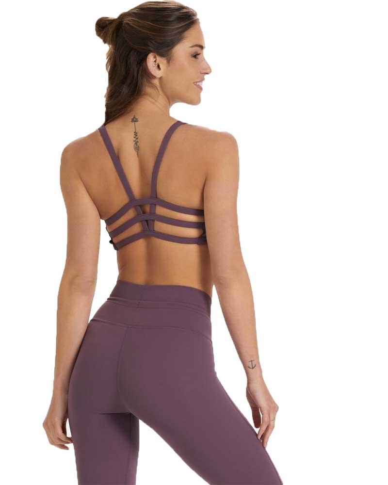 Vuori Yosemite Bra Smoked plum